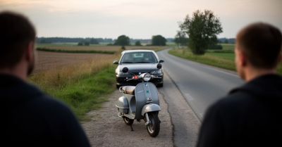 Świadek ujął motorowerzystę z ponad 2,5 promila